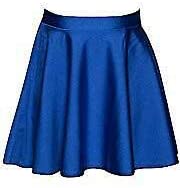 Girls Short Circular Ballet Skirt Costume Shiny Nylon