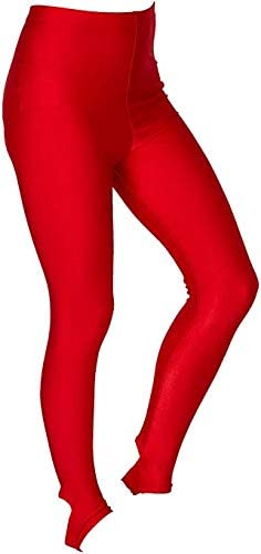 Girls Womens Nylon shinny Stirrup Tights Leggings